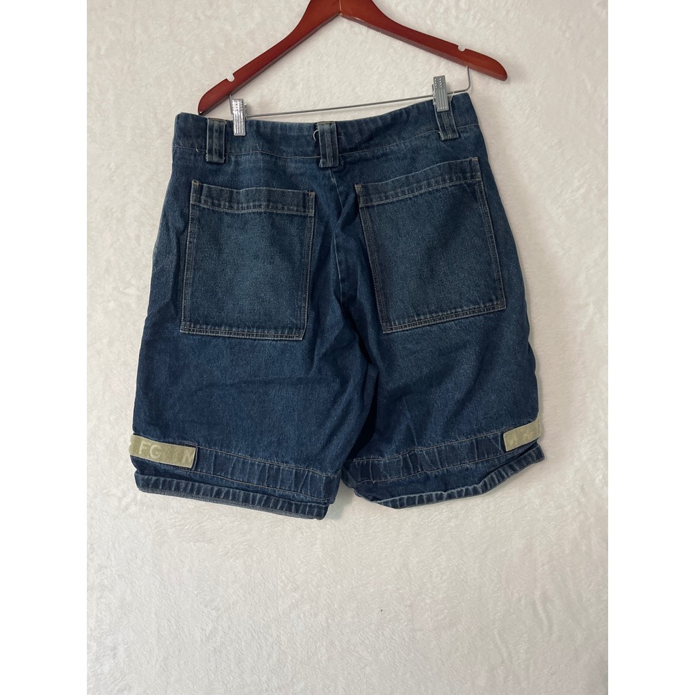Vtg Marithe Francois Girbaud Mens Denim Shorts Sz 36 Y2K Hip Hop Shuttle Tape - Picture 4 of 8